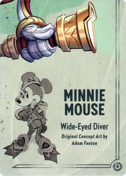 Minnie Mouse Wide-Eyed Diver Puzzle Insert (Bottom Right)