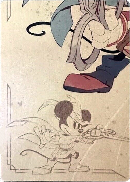 Mickey Mouse Brave Little Tailor Puzzle Insert (Bottom Left)