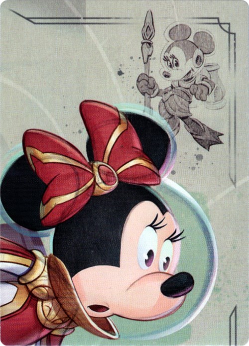 Minnie Mouse Wide-Eyed Diver Puzzle Insert (Top Right)