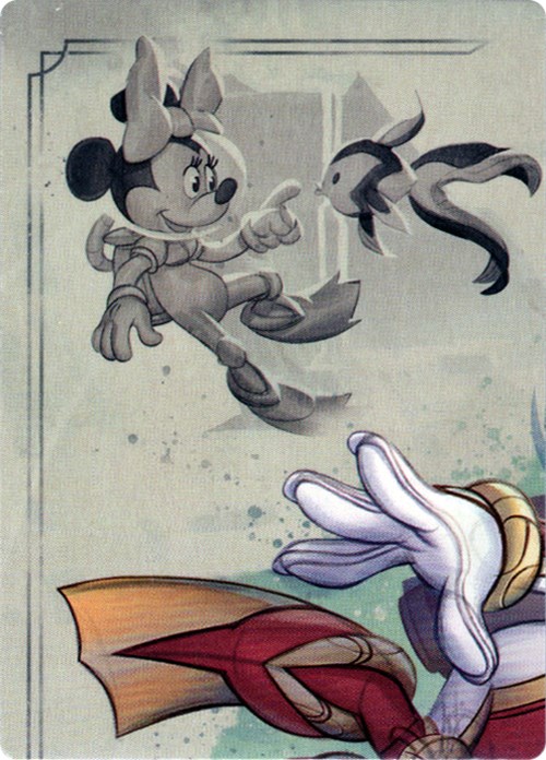 Minnie Mouse Wide-Eyed Diver Puzzle Insert (Top Left)
