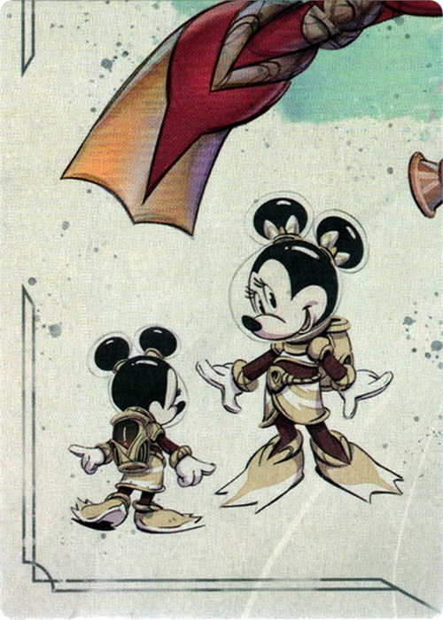 Minnie Mouse Wide-Eyed Diver Puzzle Insert (Bottom Left)
