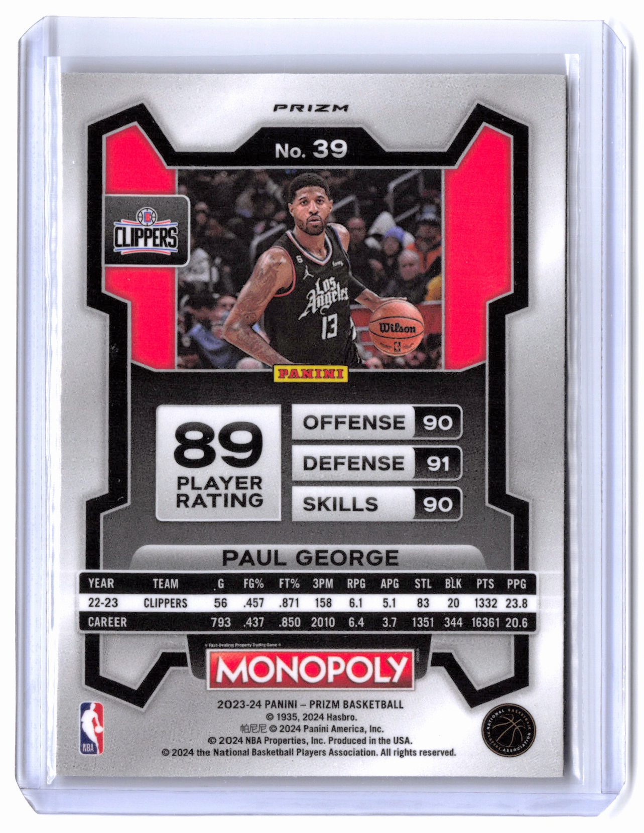 Card back