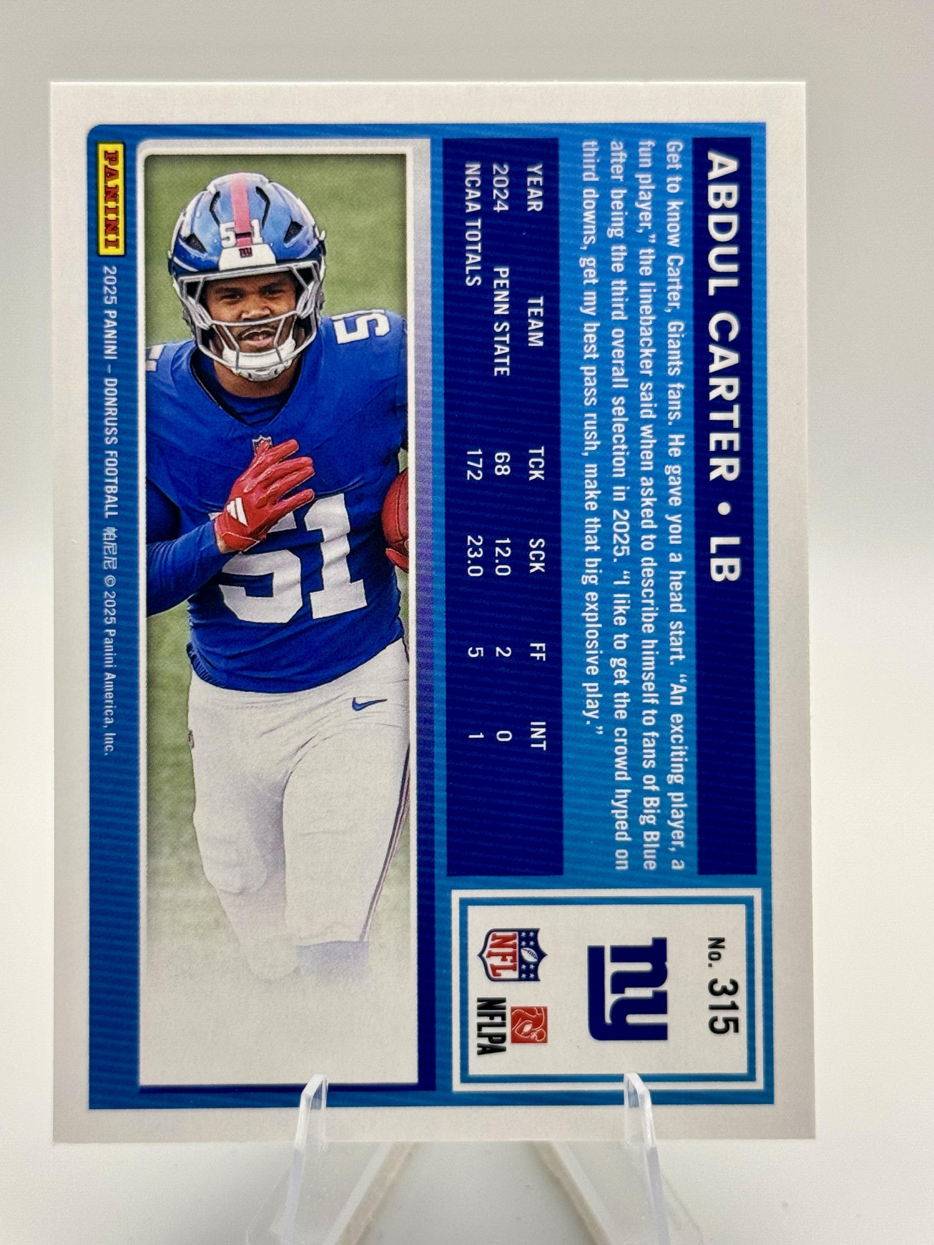Card back