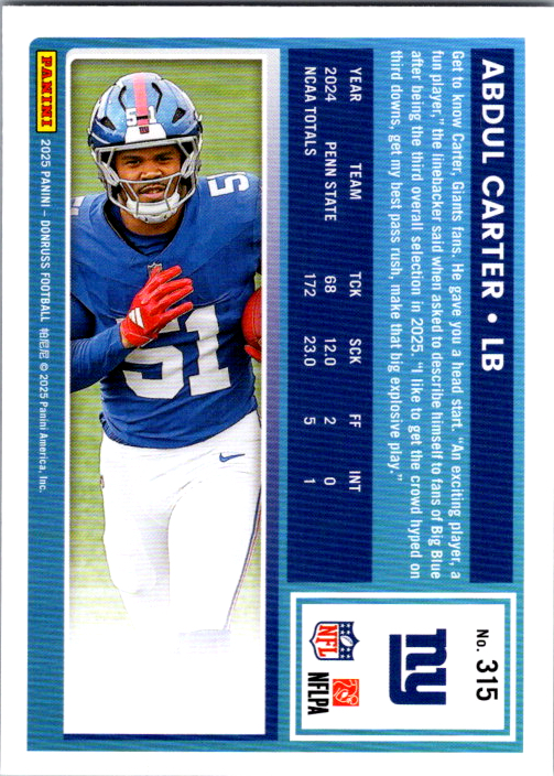 Card back
