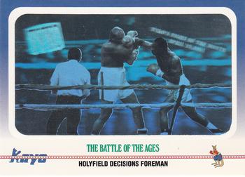 The Battle of the Ages (Holyfield Decisions Foreman) HOLO