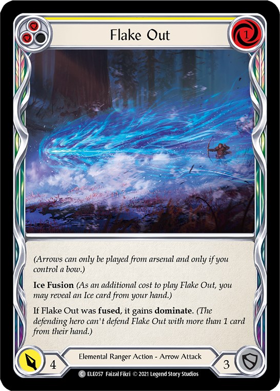 Flake Out (Yellow)