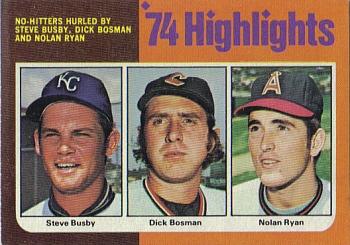 Steve Busby / Dick Bosman / Nolan Ryan