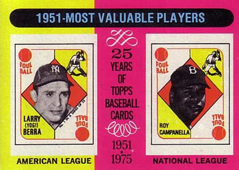 1951 MVPs (Yogi Berra / Roy Campanella)