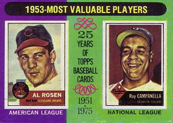 1953 MVPs (Al Rosen / Roy Campanella)