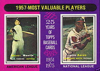 1957 MVPs (Mickey Mantle / Hank Aaron)