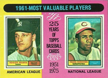 1961 MVPs (Roger Maris / Frank Robinson)