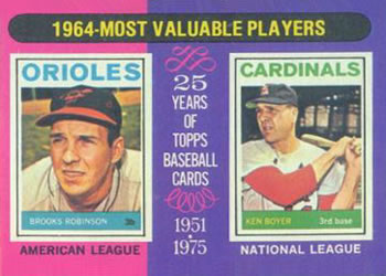 1964 MVPs (Brooks Robinson / Ken Boyer)