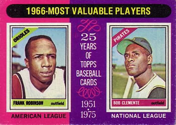 1966 MVPs (Frank Robinson / Bob Clemente)