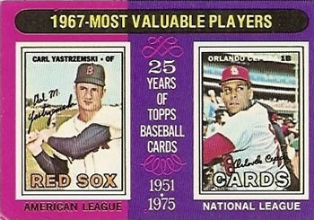 1967 MVPs (Carl Yastrzemski / Orlando Cepeda)