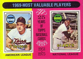 1969 MVPs (Harmon Killebrew / Willie McCovey)