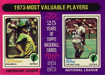 1973 MVPs (Reggie Jackson / Pete Rose)