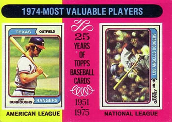 1974 MVPs (Jeff Burroughs / Steve Garvey)