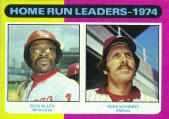 1974 Home Run Leaders (Dick Allen / Mike Schmidt)