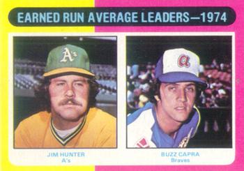 1974 ERA Leaders (Jim Hunter / Buzz Capra)