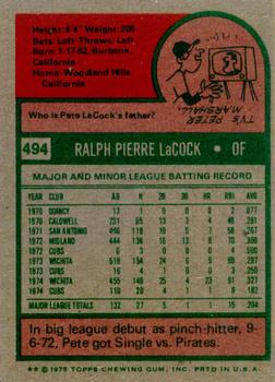 Card back