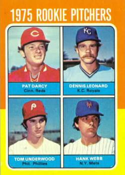 1975 Rookie Pitchers (Pat Darcy / Dennis Leonard / Tom Underwood / Hank Webb)