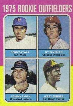 1975 Rookie Outfielders (Benny Ayala / Nyls Nyman / Tommy Smith / Jerry Turner)