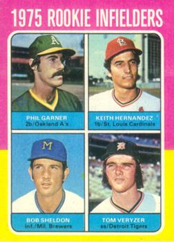 #623 1975 Rookie Infielders (Phil Garner / Keith Hernandez / Bob Sheldon / Tom Veryzer)