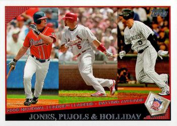 Chipper Jones / Albert Pujols / Matt Holliday