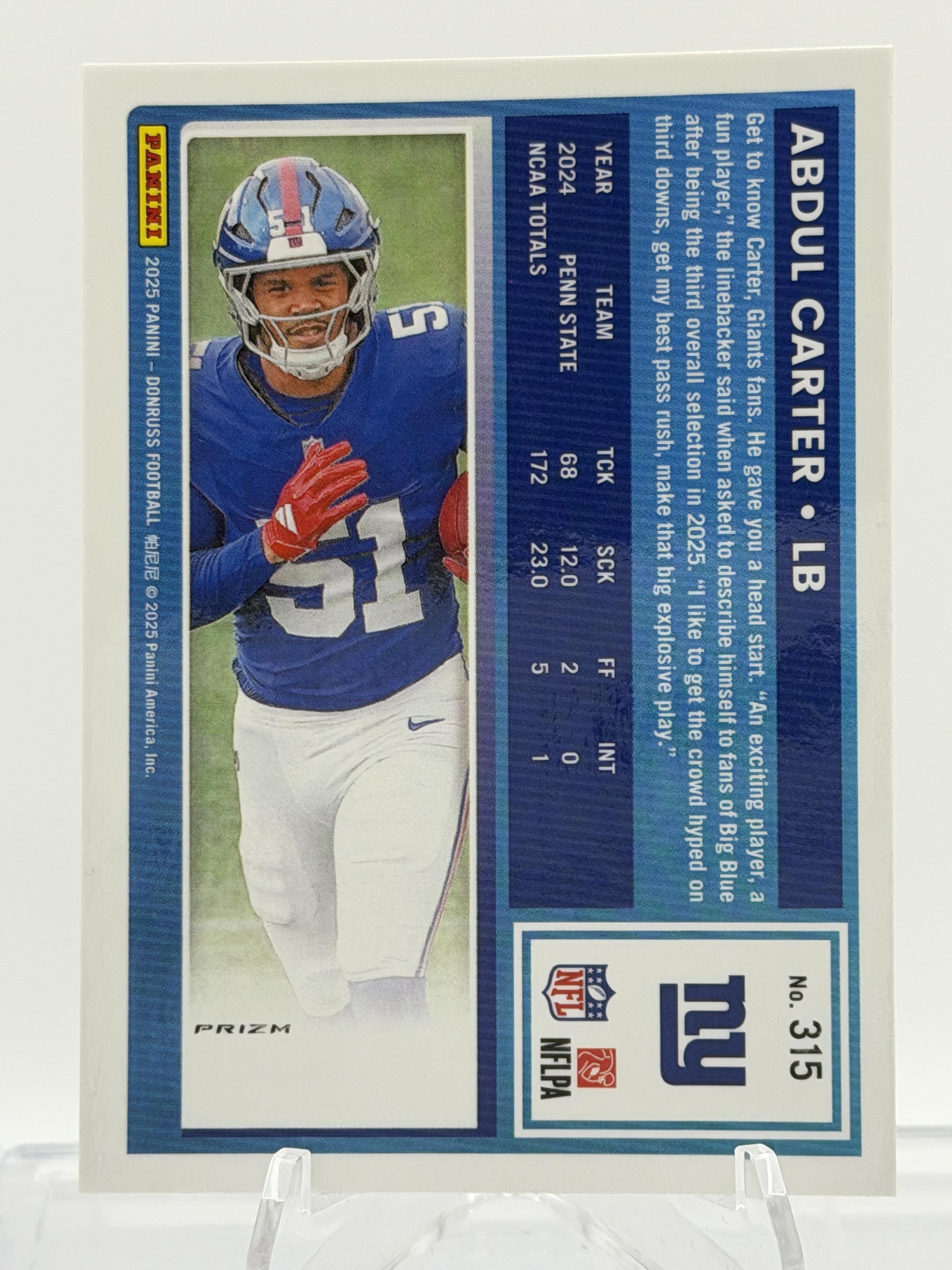 Card back