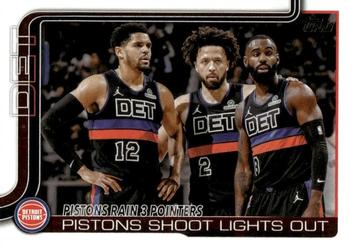Pistons Rain 3 Pointers: Pistons Shoot Lights Out