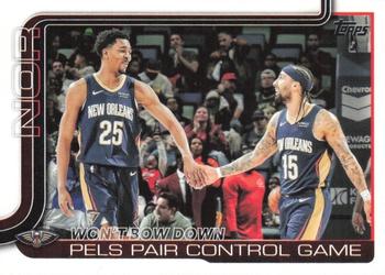 Won't Bow Down: Pels Pair Control Game