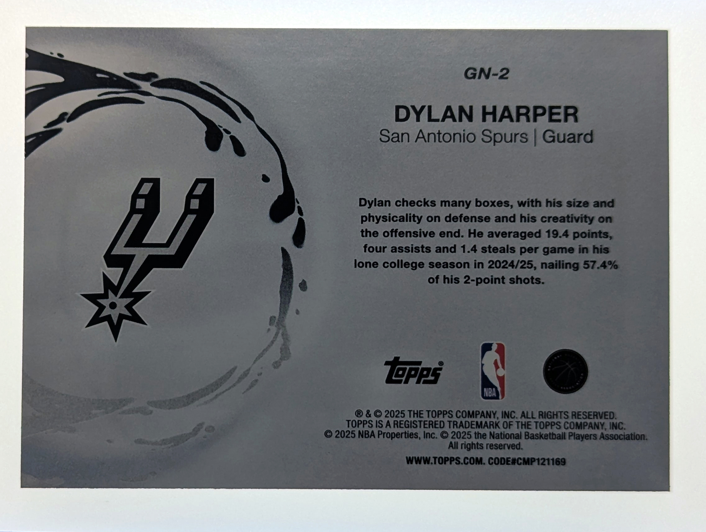 Card back