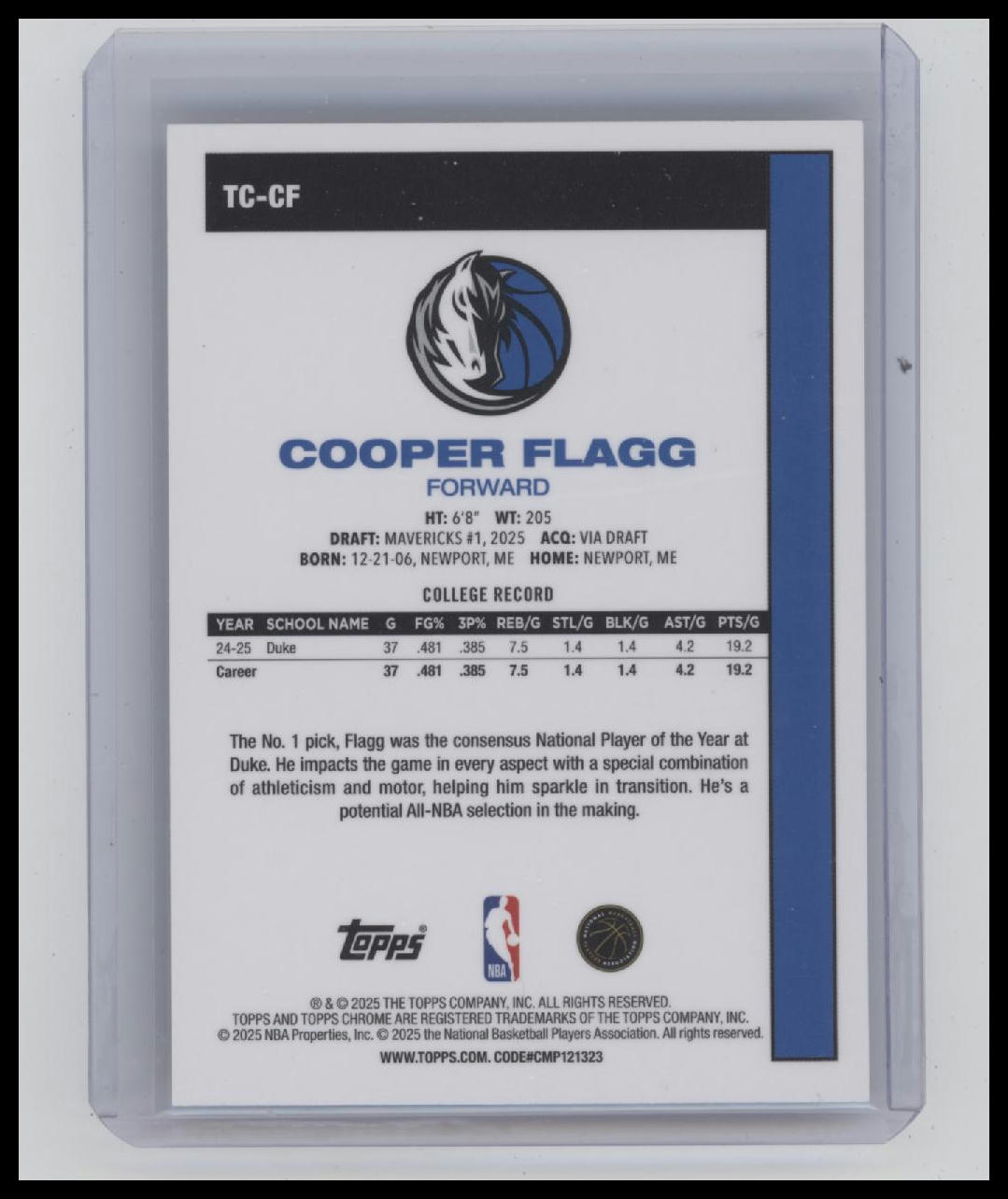 Card back