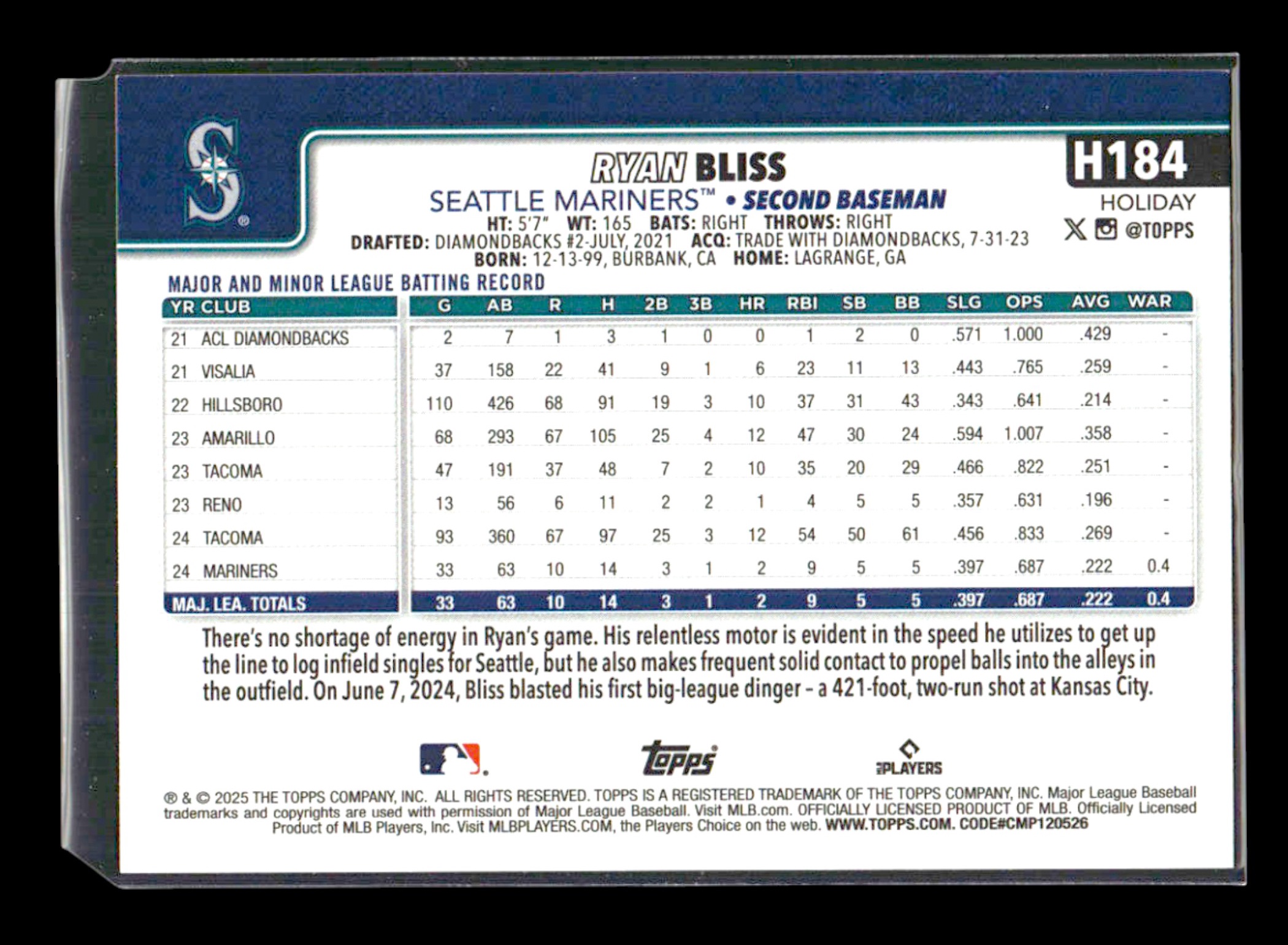 Card back