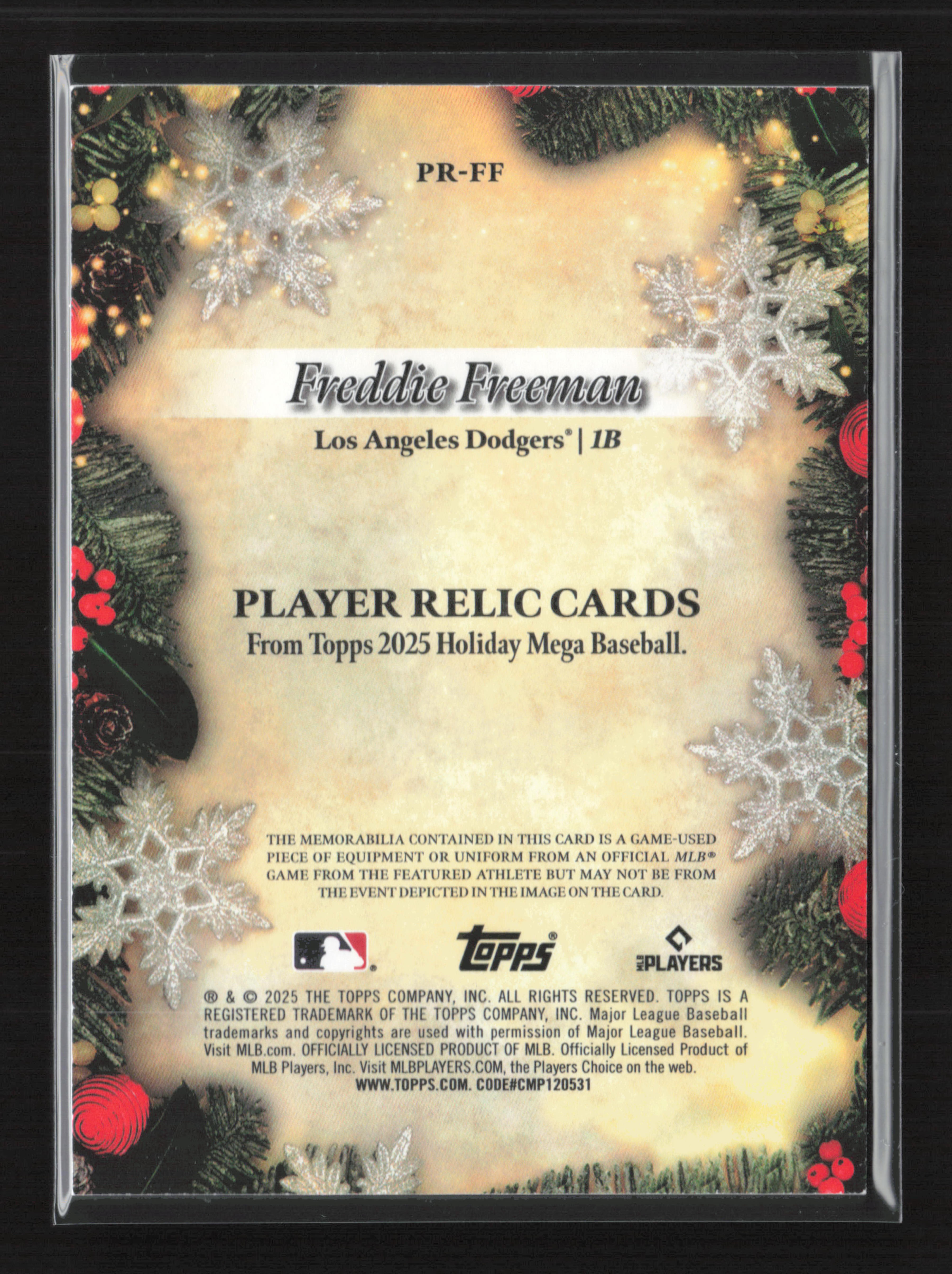 Card back