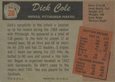 Card back