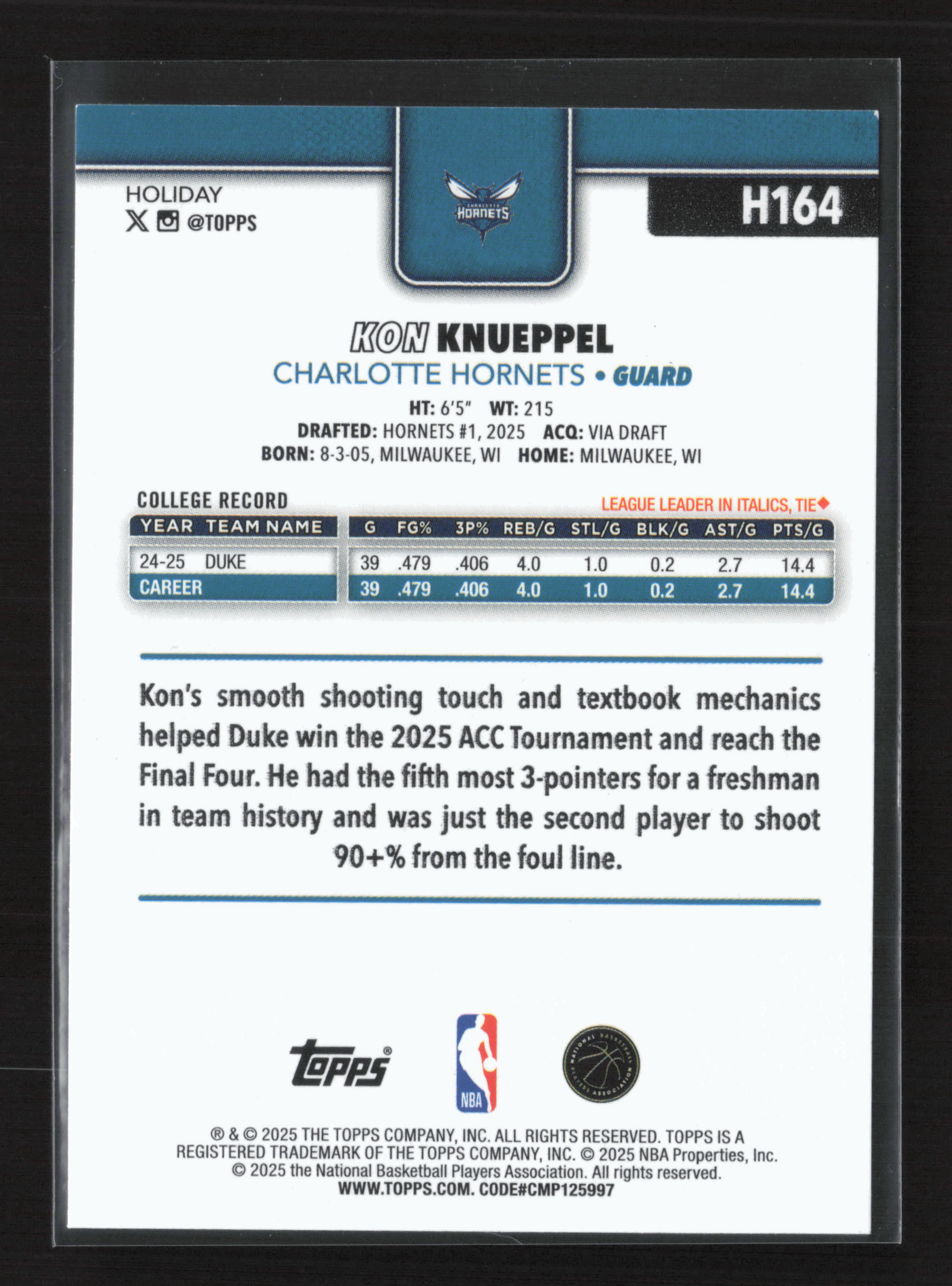 Card back