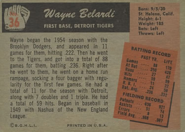 Card back