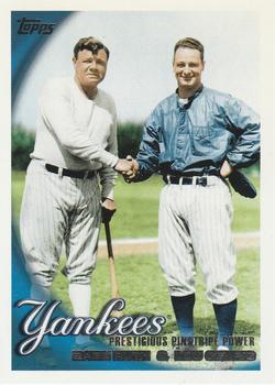 Prestigious Pinstripe Power (Babe Ruth / Lou Gehrig)