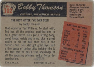 Card back