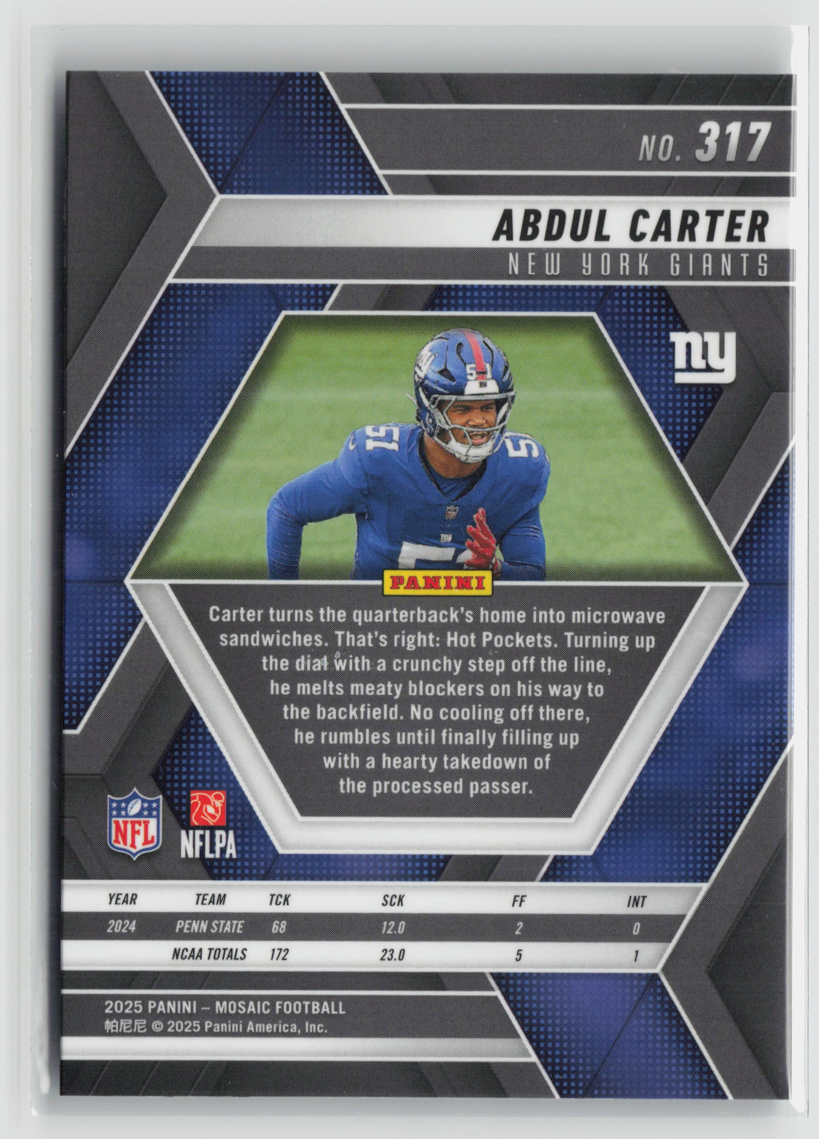 Card back