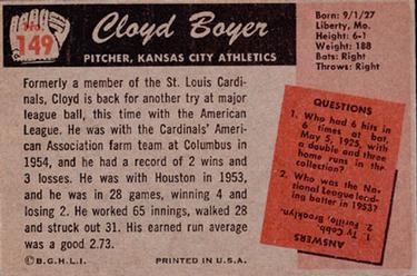 Card back