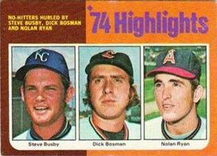 Steve Busby / Dick Bosman / Nolan Ryan