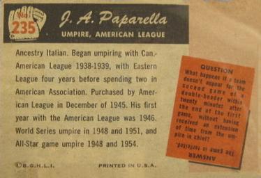Card back