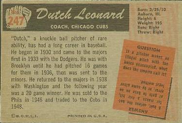 Card back