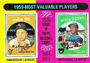 1959 MVPs (Nellie Fox / Ernie Banks)