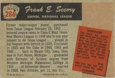 Card back