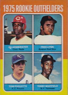 1975 Rookie Outfielders (Ed Armbrister / Fred Lynn / Tom Poquette / Terry Whitfield)