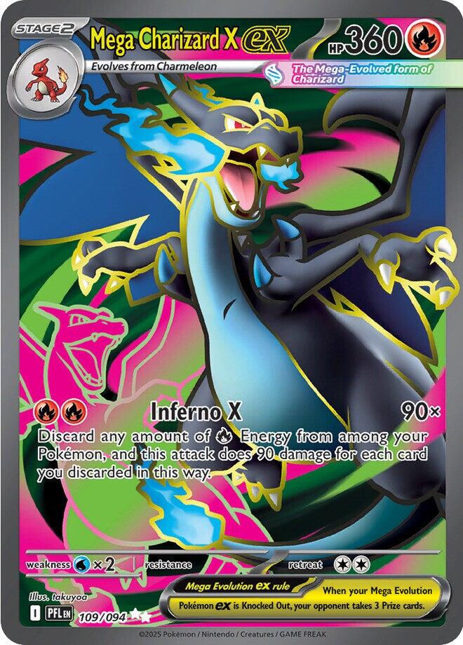 #109/094 Mega Charizard X ex