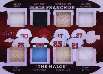 Nolan Ryan / Mike Trout / Shohei Ohtani / Vladimir Guerrero / Troy Glaus / Rod Carew / Don Baylor / Wally Joyner